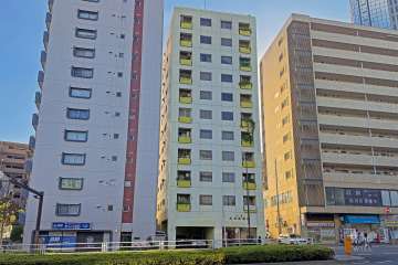 シティハイムコスモの外観（北東側から）