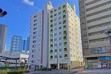 シティハイムコスモの外観（北西側から）