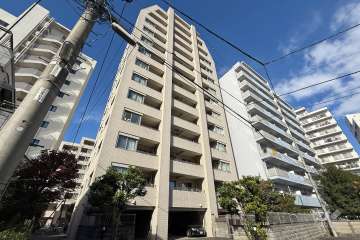 パークハウス新中野ディーセントの外観（南東側から）