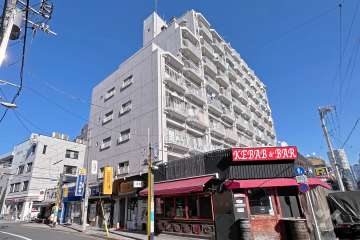 メトロ中野新橋マンションの外観（南西側から）