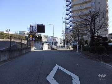 前面道路（西側から）