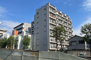 中野ハイツ（中野区）の外観（南西側から）