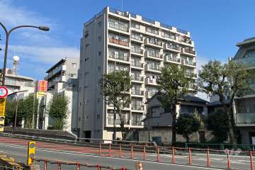 中野ハイツ（中野区）の外観（南西側から）　　