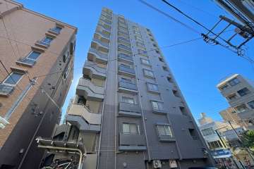 プリンスハイツ中野新橋の外観（北東側から）