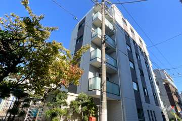 リコットハウス中野新橋の外観（南西側から）