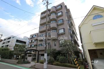 モンテベルデ夙川の外観（北西側から）