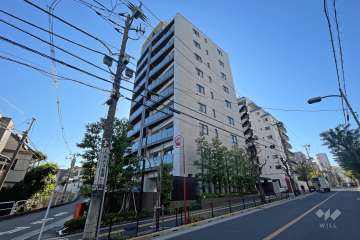 ザパークハウス大井町ゼームス坂の外観（北西側から）