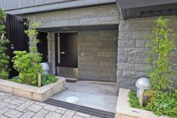 駐輪場の出入り口