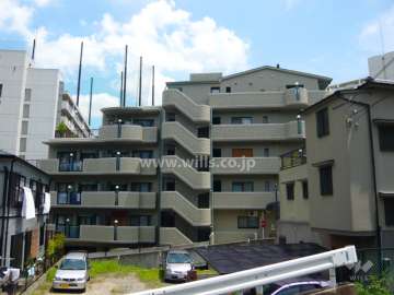 ジャルダン上ケ原壱番館の外観（西側から）