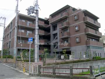 パルコート甲子園三保町の外観（北側から）