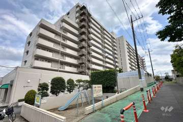 富士見台マンションの外観（北西側から）