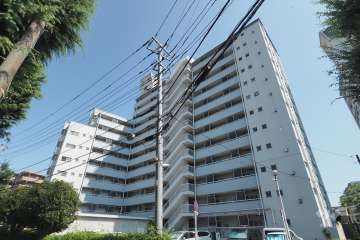 富士見台ファミリーマンションの外観（北西側から）
