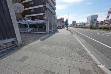 駐車場の出入口