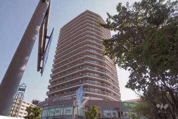 エリム春日町パークタワーの外観（北東側から）1