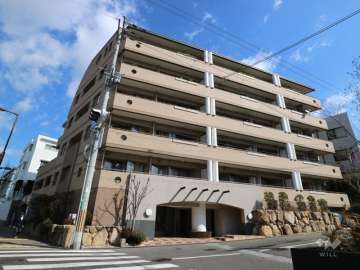 レジオン夙川名次町の外観(南西側から)
