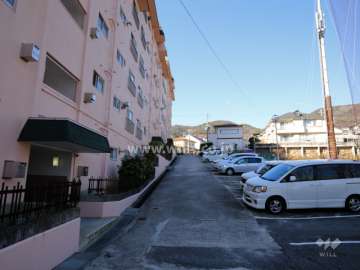 敷地北側の通路