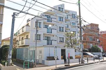 エクレール石神井公園の外観（北西側から）