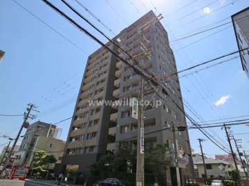 ステイツクレスト芦屋業平の外観（北東側から）