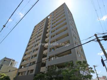 ステイツクレスト芦屋業平の外観（北東側から）