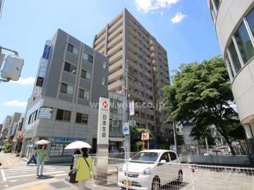 ステイツクレスト芦屋業平の外観（南東側から）