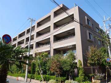 ヒルズ芦屋川グレースコートの外観（南東側から）