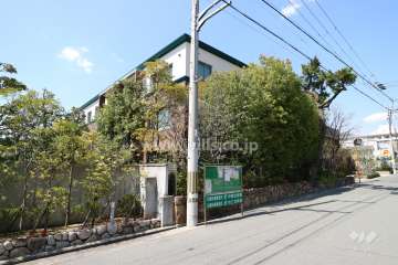 グランドメゾン芦屋平田町の外観（北西側から）