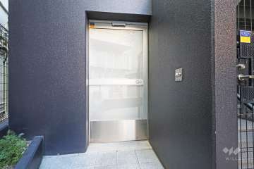 駐輪場の出入口