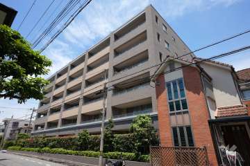 ヒルズ夙川パッサージュの外観（南東側から）