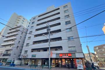 江古田スカイマンションの外観（北西側から）　