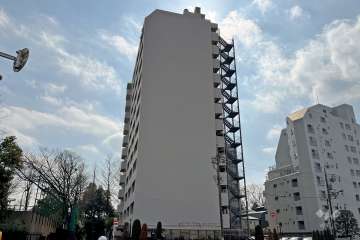 桜台ハイライズの外観（北側から）