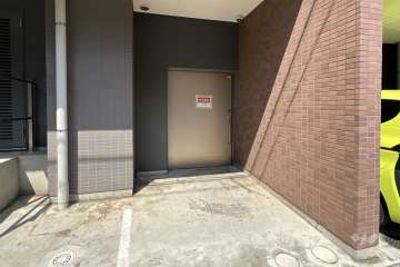 駐輪場の出入り口