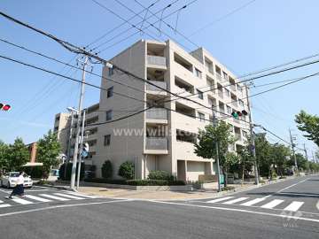 ジオ西宮北口パークサイトの外観（北西側から）