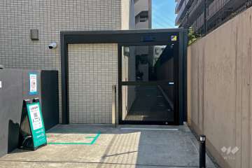 駐輪場の出入り口