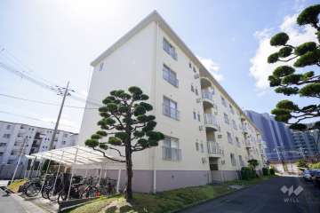 コーポ水無瀬B棟の外観（北東側から）