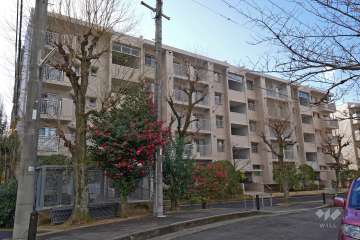 若山台第2住宅6号棟の外観（北東側から）