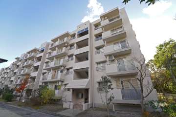 若山台第3住宅19号棟の外観（北西側から）