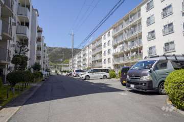 敷地南側の前面道路
