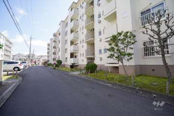 敷地北側の前面道路