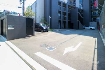 駐車場の出入口