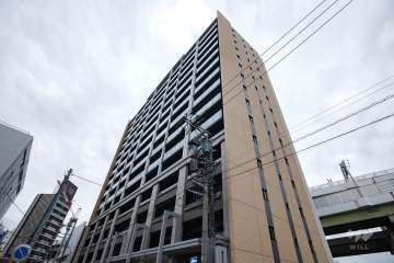 オープンレジデンシア名駅南グランアートの外観（北西側から）