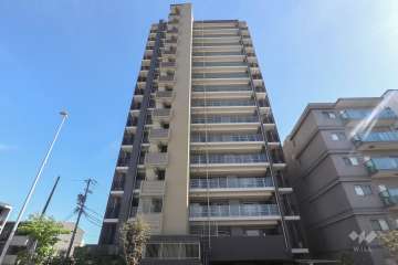 プレサンスロジェ熱田六番町の外観（北側から）