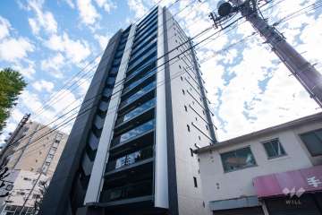 オープンレジデンシア東別院の外観（北西側から）