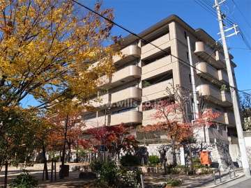 敷地南側は公園に面しています。