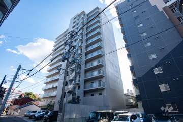 エスリード新栄プライムの外観（北側から）