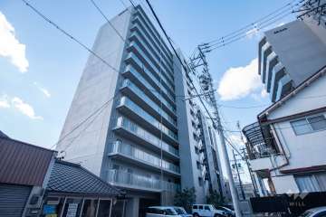 エスリード新栄プライムの外観（東側から）