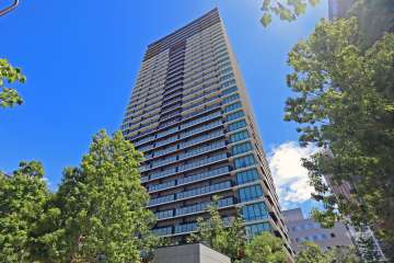 プラウドタワー芝浦(南西側から)