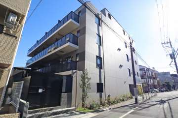 プレシスヴィアラ鵜の木の外観(西側から)