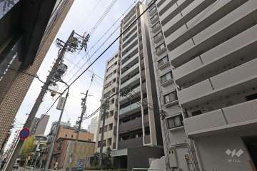 プレサンスロジェ丸の内CENTRAL-CASAの外観(北西側から)