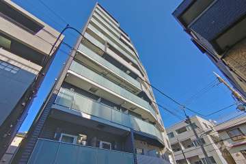 メインステージ不動前２の外観（南東側から）