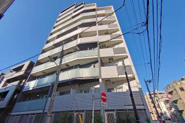 メインステージ不動前２の外観（東側から）